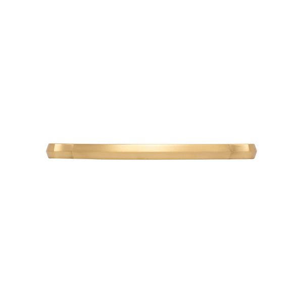 Veranda Pull 6-5/16 Inch (160mm) Center to Center Brushed Golden Brass