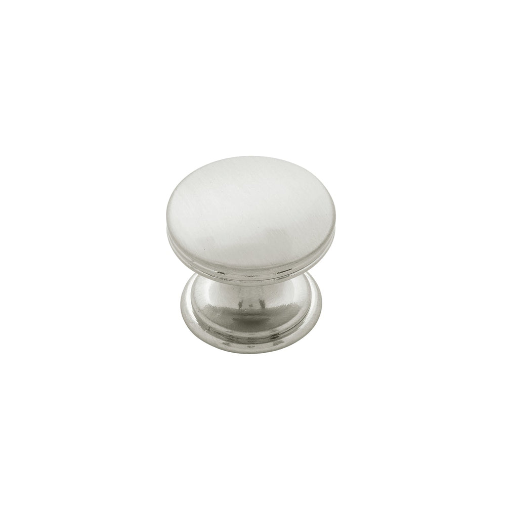 American Diner Knob 1-3/8 Inch Diameter Satin Nickel