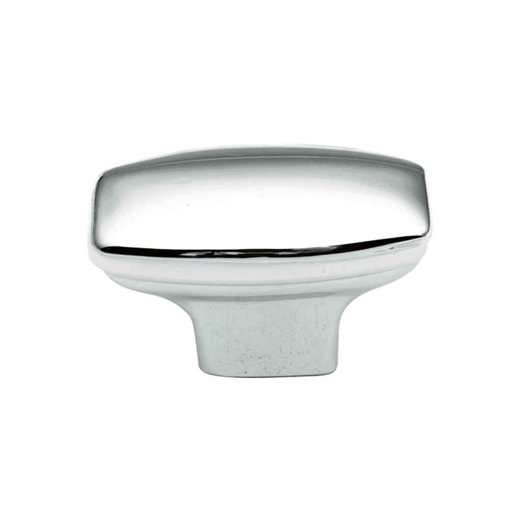 Metropolis Knob Oval 1-7/16 Inch x 3/4 Inch Chrome Finish