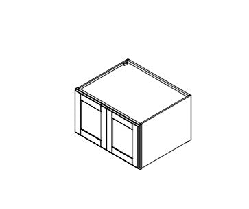 Platinum Grey Shaker 30 in. x 15 in. Wall Cabinet