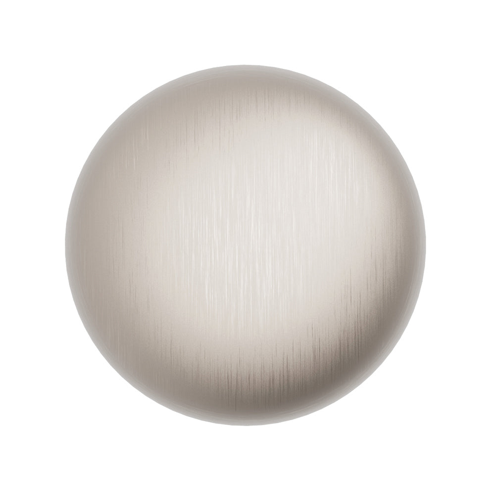 Worthington Knob 1-1/8 Inch Diameter Satin Nickel Finish (10 Pack)