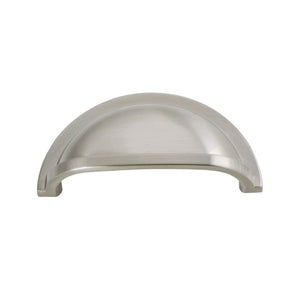Williamsburg Cup Pull 3 Inch Center to Center Satin Nickel