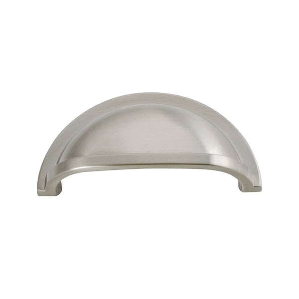 Williamsburg Cup Pull 3 Inch Center to Center Satin Nickel