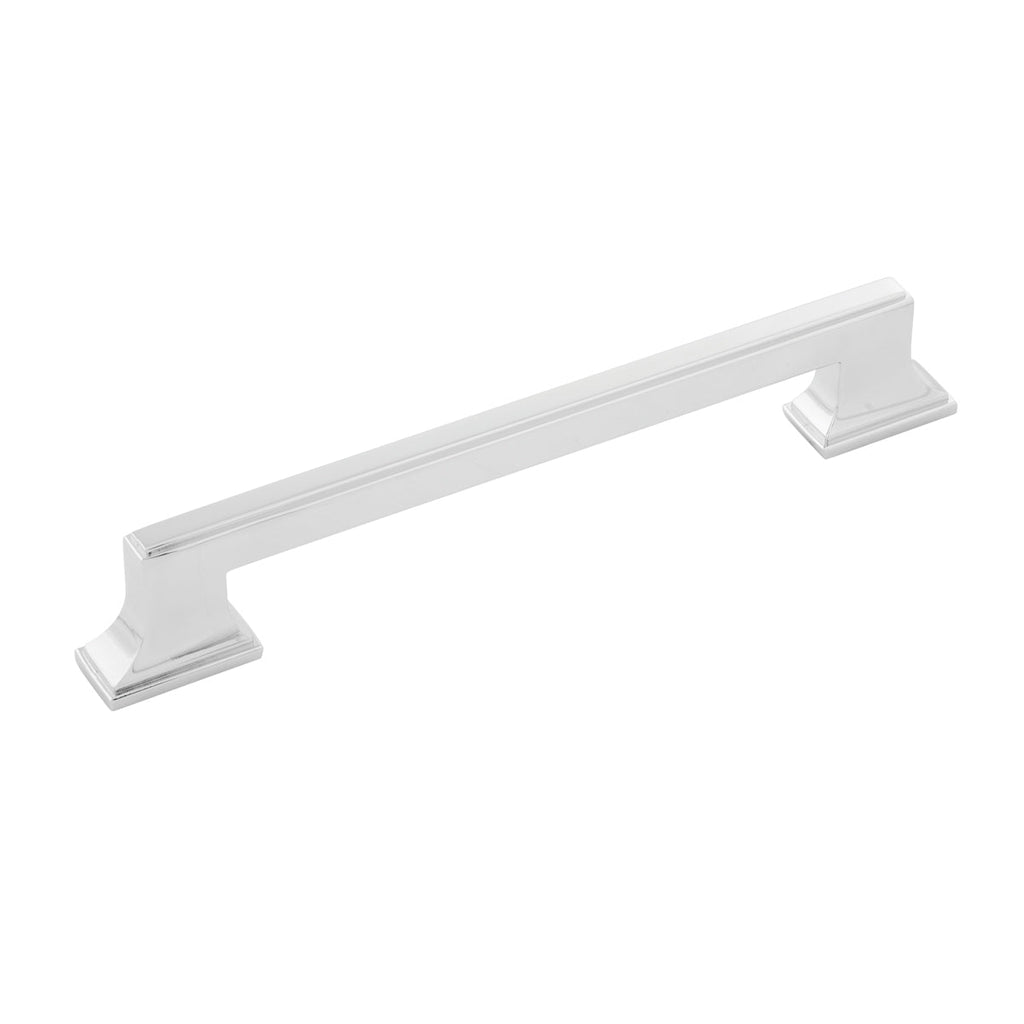 Brownstone Pull 6-5/16 Inch (160mm) Center to Center Chrome Finish