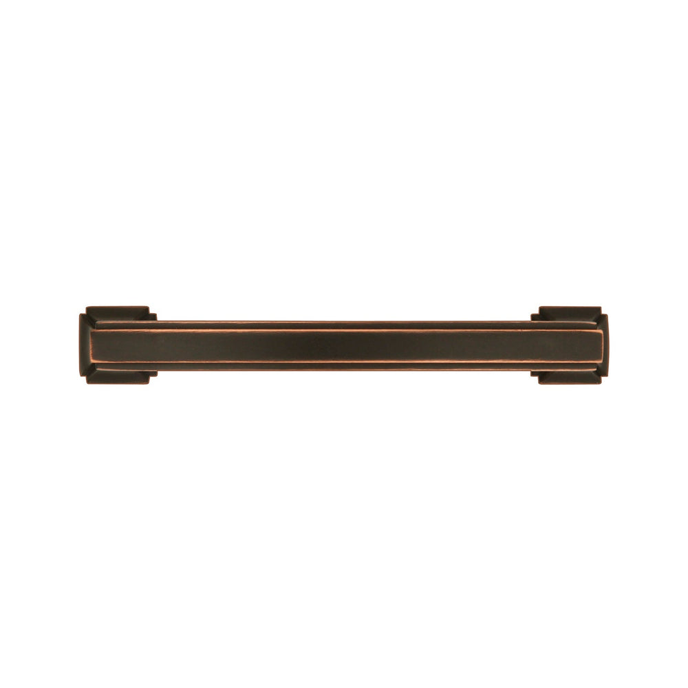 Bridges Pull 3-3/4 Inch (96mm) Center to Center Oil-Rubbed Bronze Highlighted