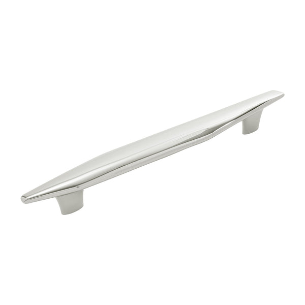 Pebble Appliance Pull 12 Inch Center to Center Polished Nickel