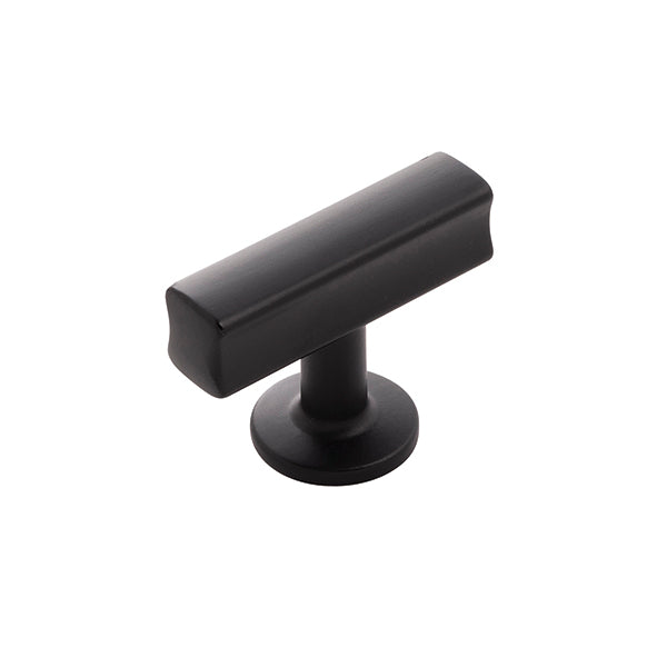Woodward T-Knob 1-15/16 Inch X 15/16 Inch Matte Black Finish