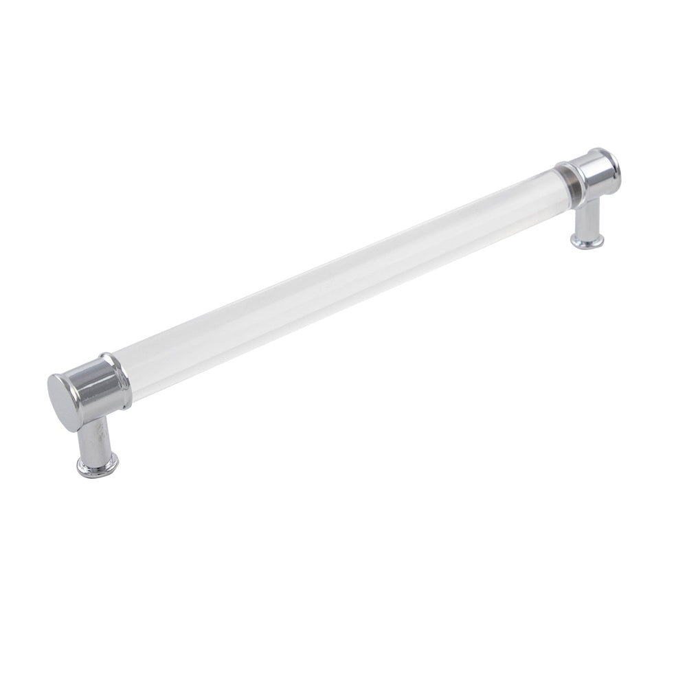 Midway Pull 12 Inch Center to Center Crysacrylic with Chrome