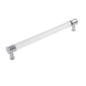 Midway Pull 12 Inch Center to Center Crysacrylic with Chrome