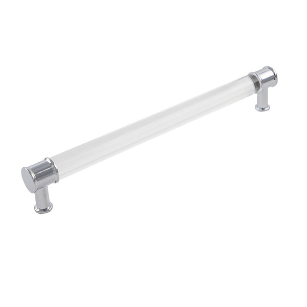 Midway Pull 12 Inch Center to Center Crysacrylic with Chrome