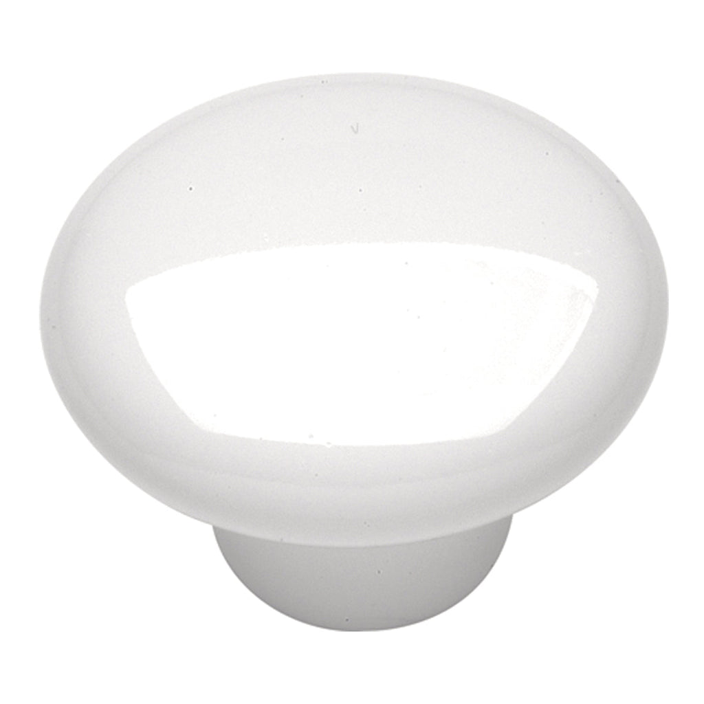 Tranquility Knob 1-1/2 Inch Diameter White Finish