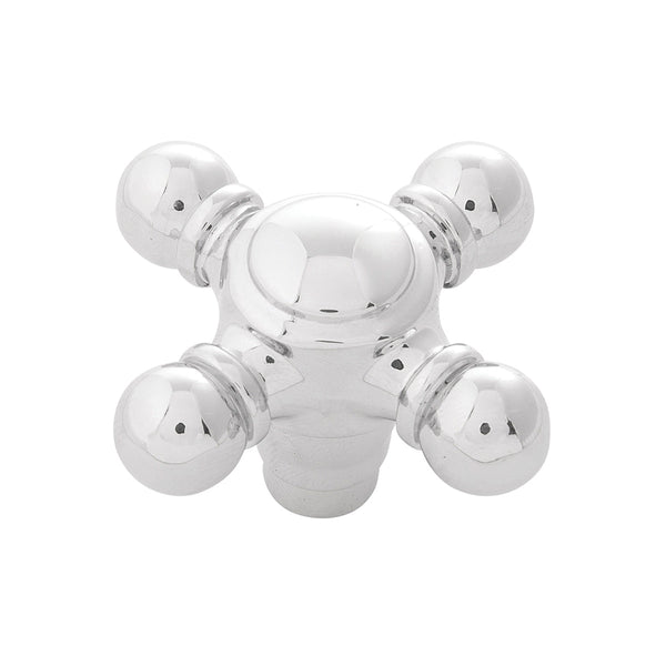 Fuller Knob 2-1/8 Inch x 2-1/8 Inch Chrome