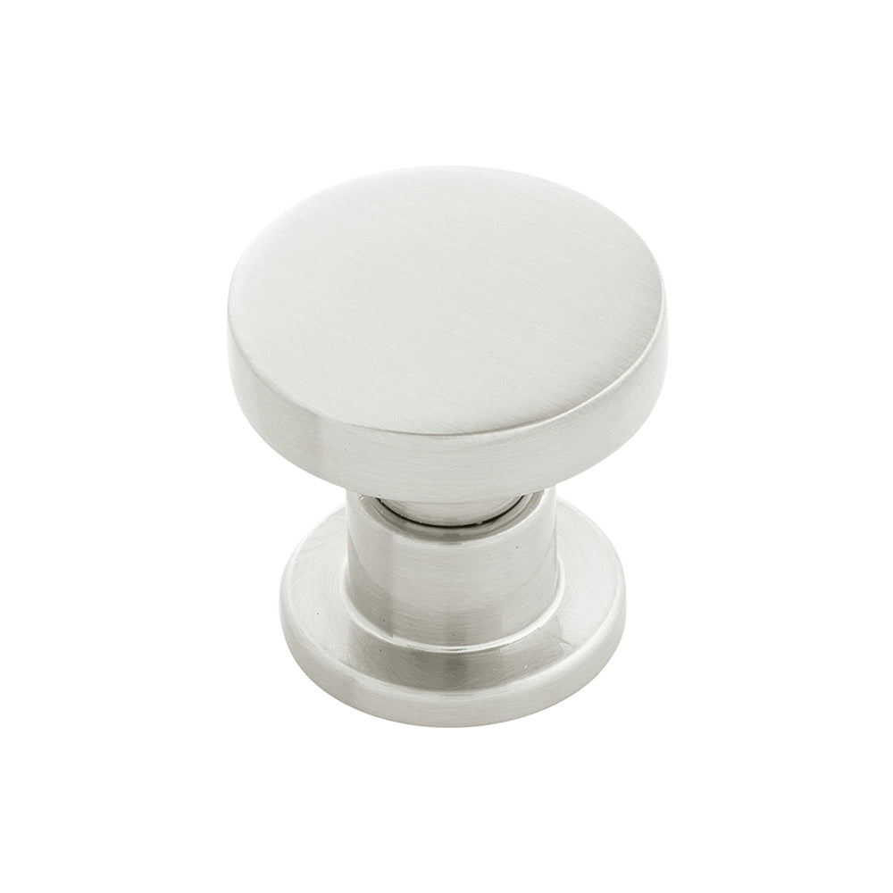 Urbane Knob 1-1/4 Inch Diameter Satin Nickel Finish