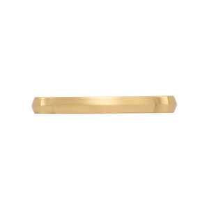 Veranda Pull 3-3/4 Inch (96mm) Center to Center Brushed Golden Brass