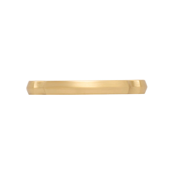 Veranda Pull 3-3/4 Inch (96mm) Center to Center Brushed Golden Brass