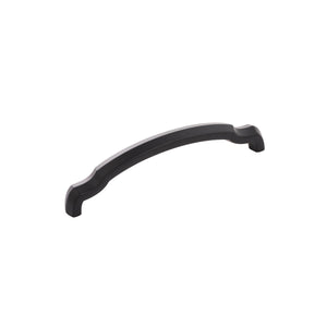 Veranda Pull 5-1/16 Inch (128mm) Center to Center Matte Black