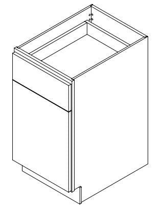 Spring Hill Hickory Shaker 18 in. Base Cabinet