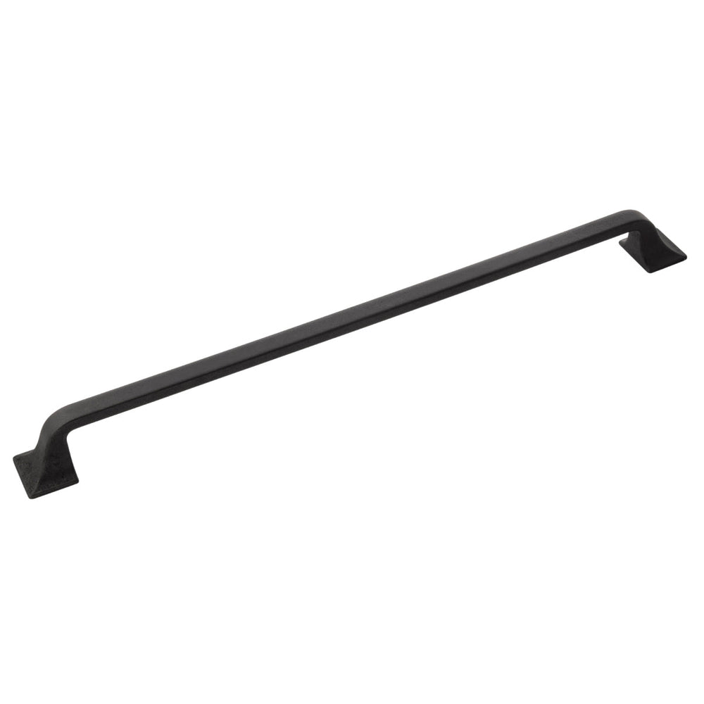 Forge Pull 12 Inch Center to Center Black Iron
