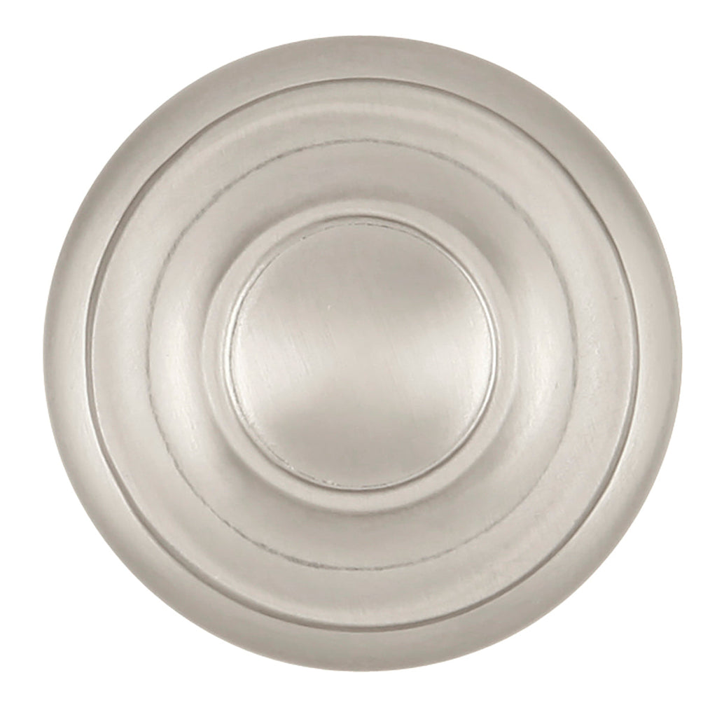 Cottage Knob 1-1/4 Inch Diameter Satin Nickel Finish