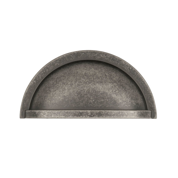 Williamsburg Cup Pull 3 Inch Center to Center Black Nickel Vibed