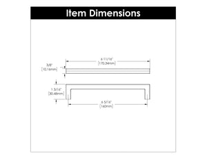 Skylight Pull 6-5/16 Inch (160mm) Center to Center Elusive Golden Nickel