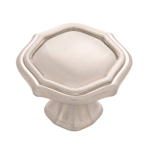 Trellis Knob 1-1/2 Inch Diameter Satin Nickel