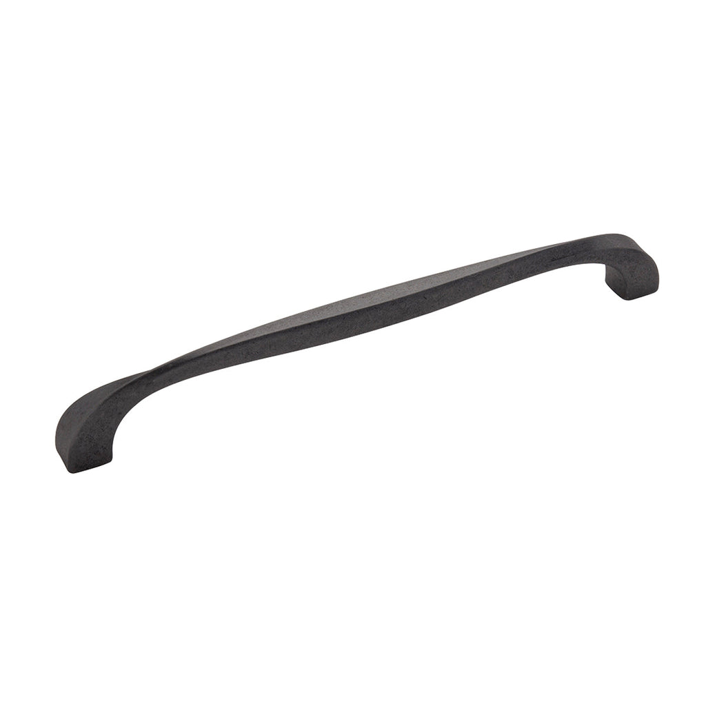 Twist Pull 8-13/16 Inch (224mm) Center to Center Black Iron Finish