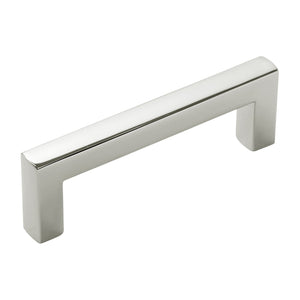 Coventry Pull 3-3/4 Inch (96mm) Center to Center Polished Nickel