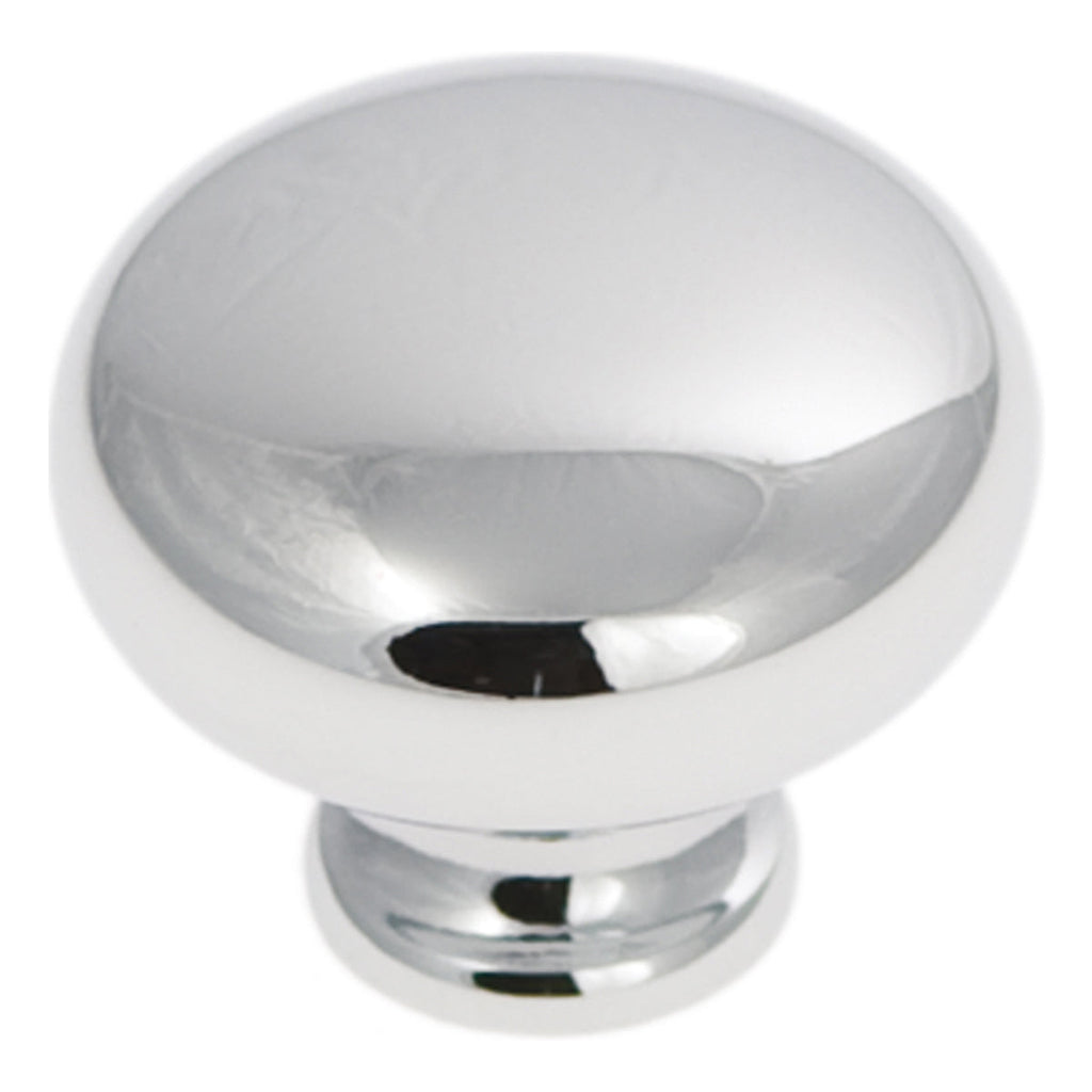 Cottage Knob 1-1/4 Inch Diameter Chrome Finish