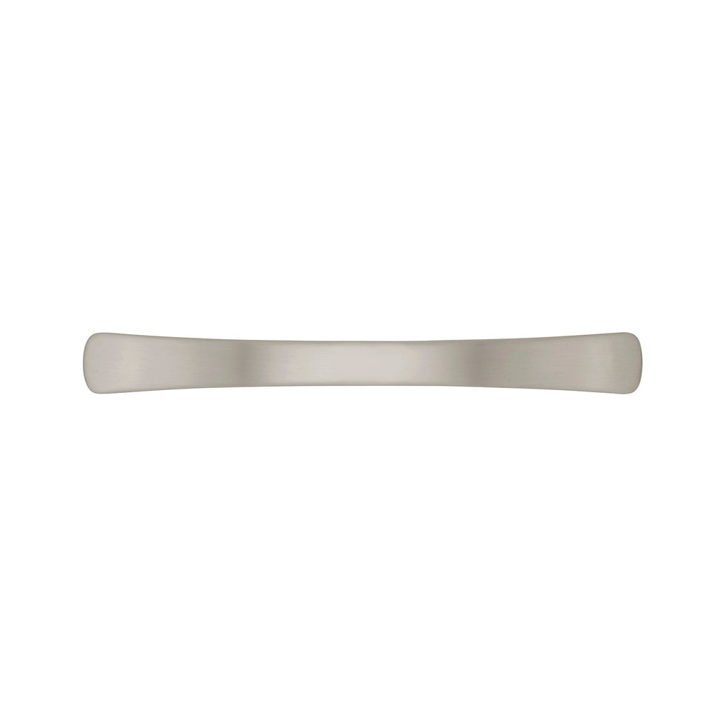 Euro-Contemporary Pull 4 Inch Center to Center Satin Nickel Finish