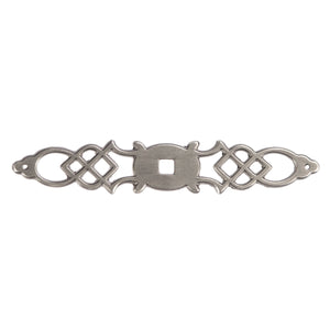 Manor House Backplate 5-1/2 Inch x 1 Inch Silver Stone
