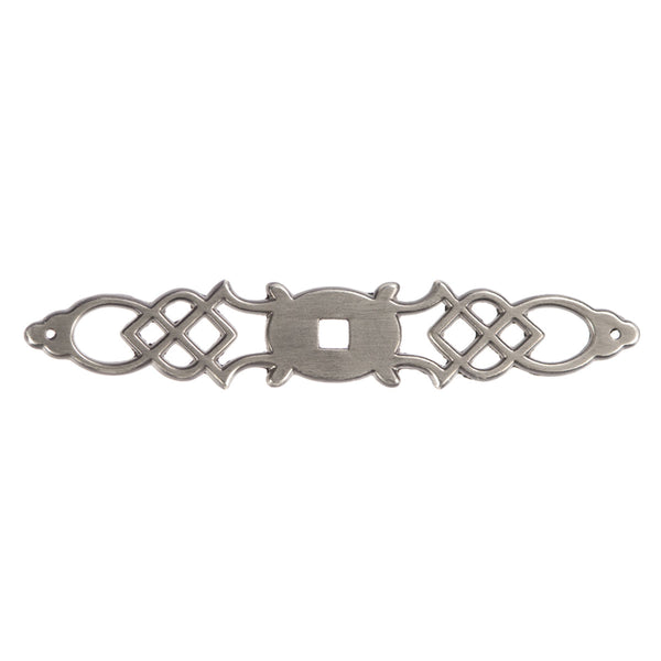 Manor House Backplate 5-1/2 Inch x 1 Inch Silver Stone