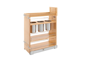 Euro Pullout 9.5'' Utensil Organizer Maple Blum
