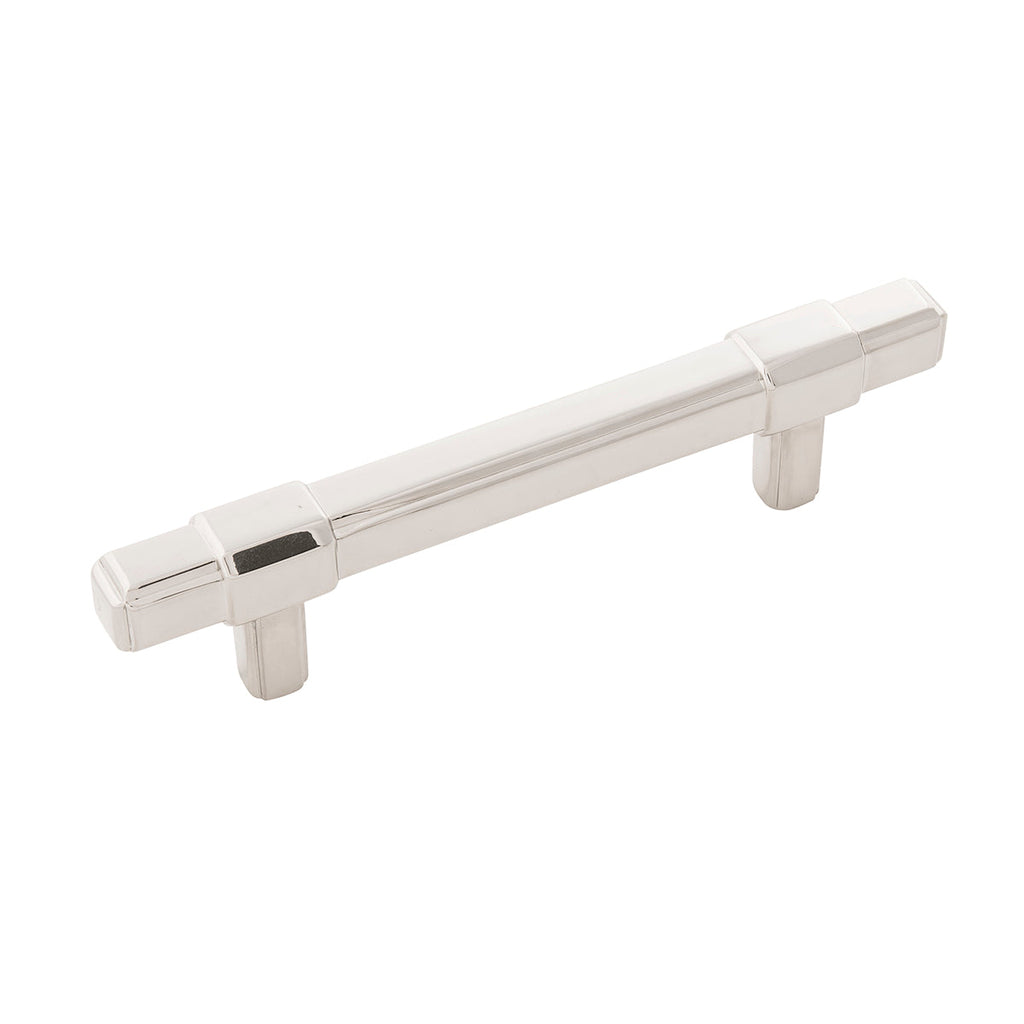 Monroe Pull 3-3/4 Inch (96mm) Center to Center Polished Nickel Finish