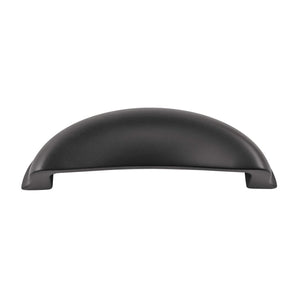 Fuller Cup Pull 3-3/4 Inch (96mm) Center to Center Matte Black
