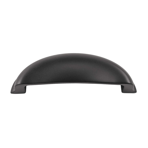 Fuller Cup Pull 3-3/4 Inch (96mm) Center to Center Matte Black