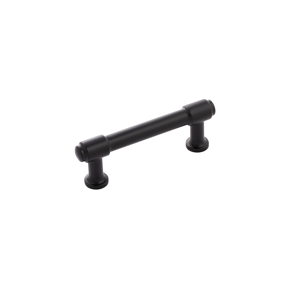 Piper Pull 3 Inch Center to Center Matte Black Finish