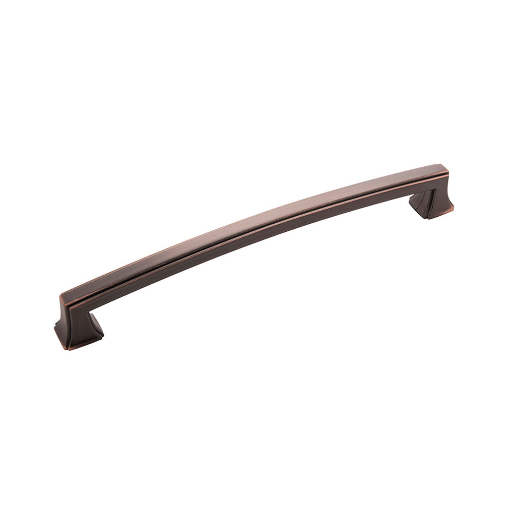 Bridges Pull 7-9/16 Inch (192mm) Center to Center Oil-Rubbed Bronze Highlighted Finish
