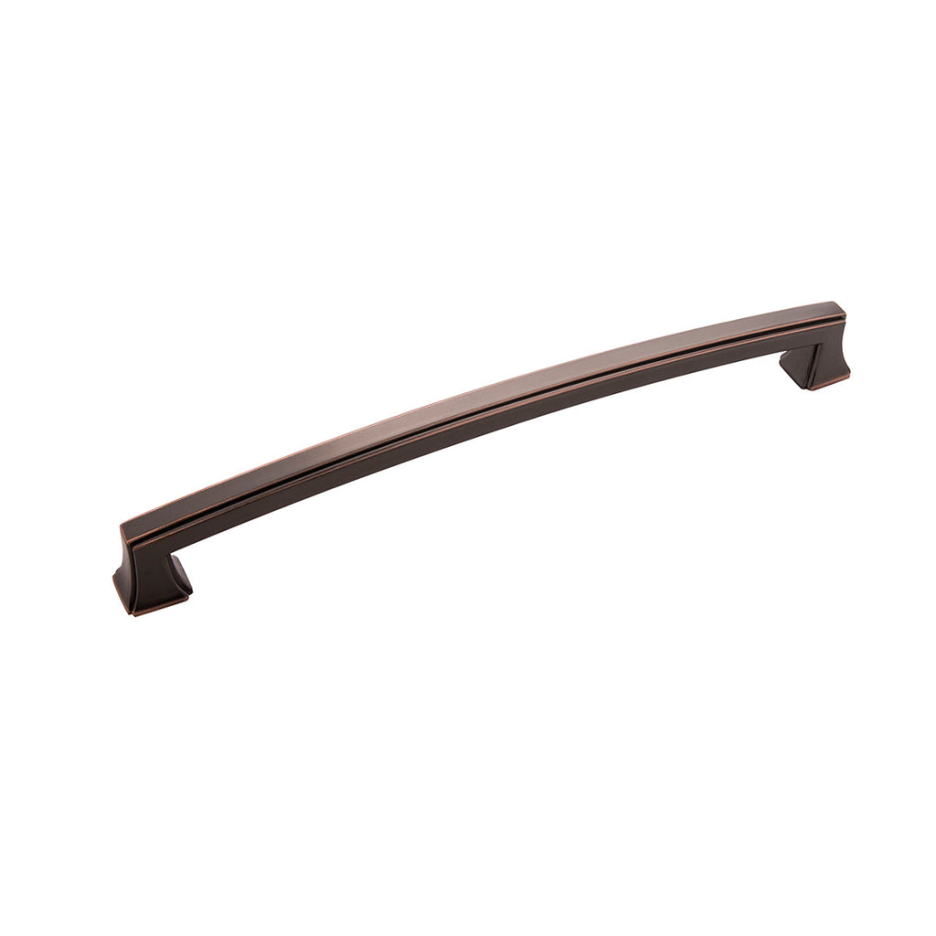 Bridges Pull 8-13/16 Inch (224mm) Center to Center Oil-Rubbed Bronze Highlighted Finish