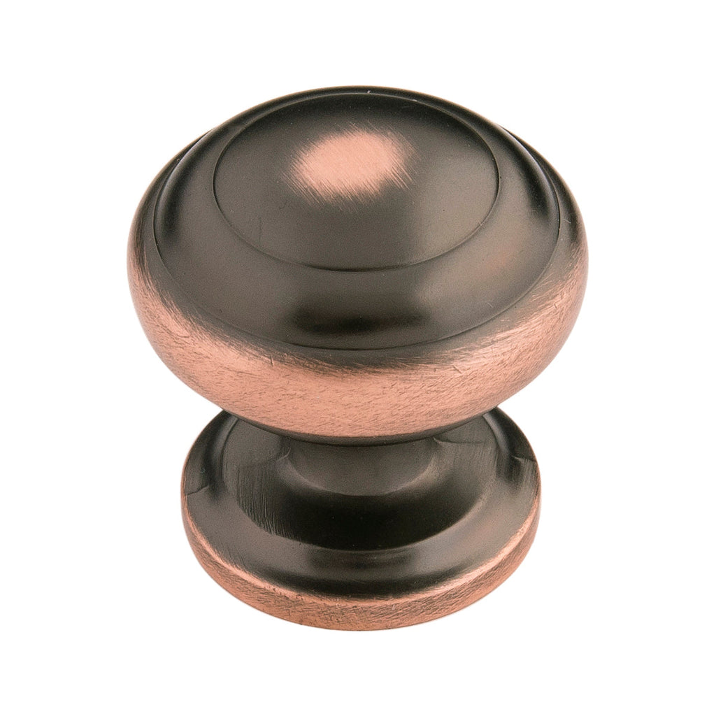 Zephyr Knob 1-1/4 Inch Diameter Oil-Rubbed Bronze Highlighted Finish