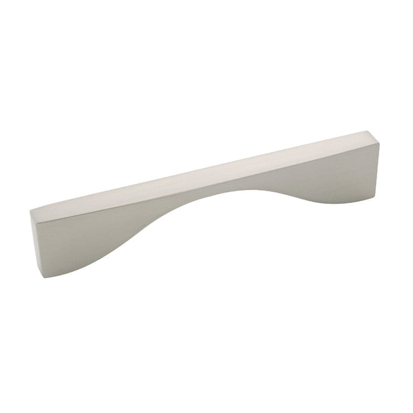 Channel Pull 5-1/16 Inch (128mm) Center to Center Satin Nickel
