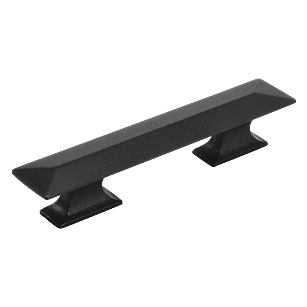 Bungalow Pull 3 Inch & 3-3/4 Inch (96mm) Center to Center Matte Black Finish