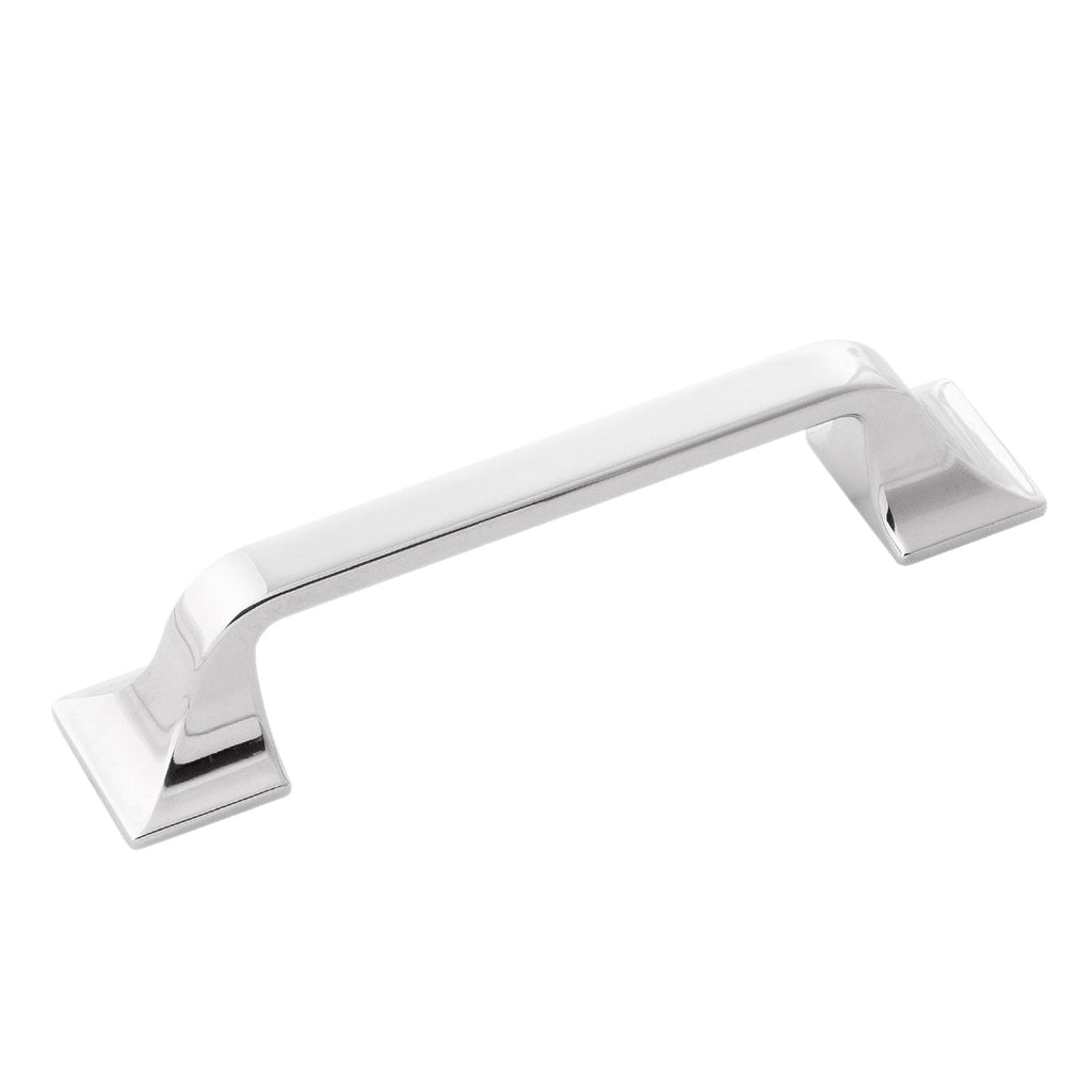 Forge Pull 3-3/4 Inch (96mm) Center to Center Chrome Finish