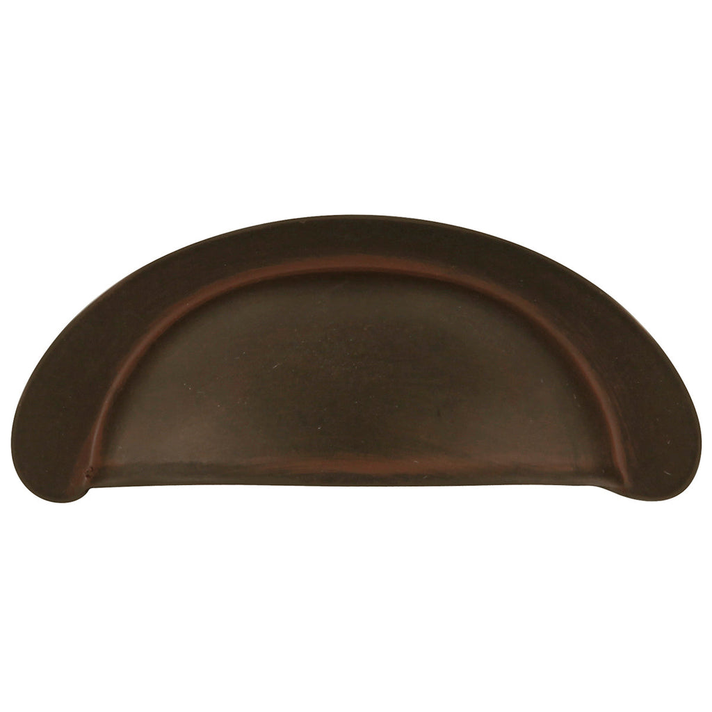 Manchester Cup Pull 2-3/4 Inch Center to Center Rustic Iron Finish