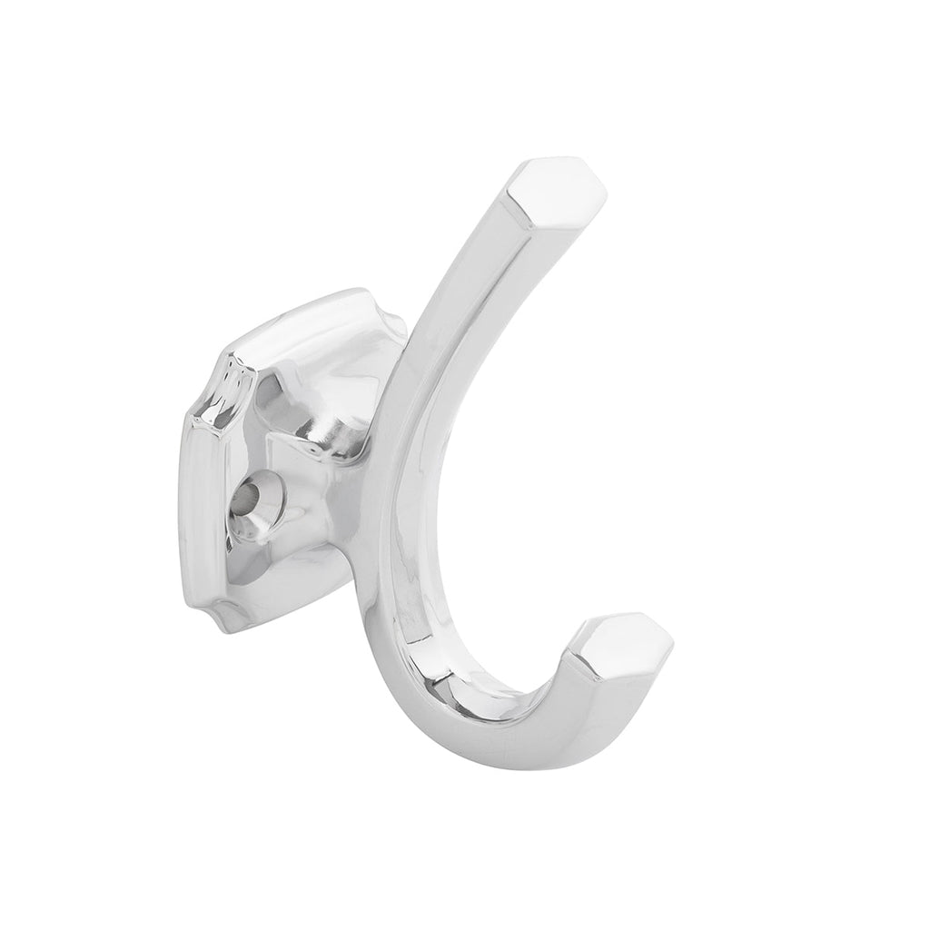 Veranda Hook 1 Inch Center to Center Chrome Finish