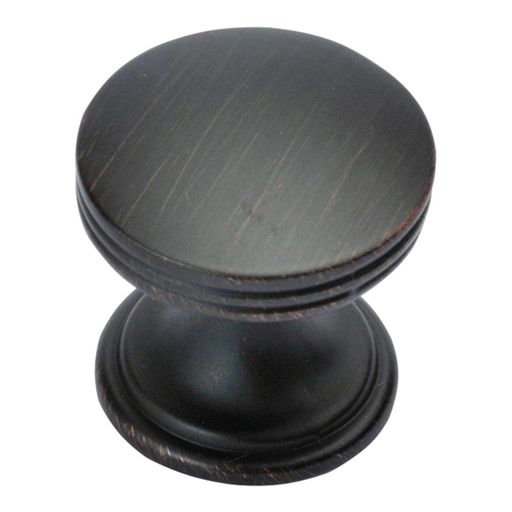 American Diner Knob 1 Inch Diameter Vintage Bronze
