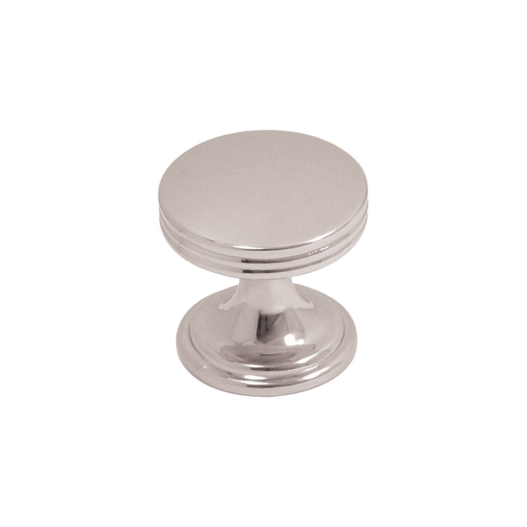 American Diner Knob 1 Inch Diameter Chrome Finish