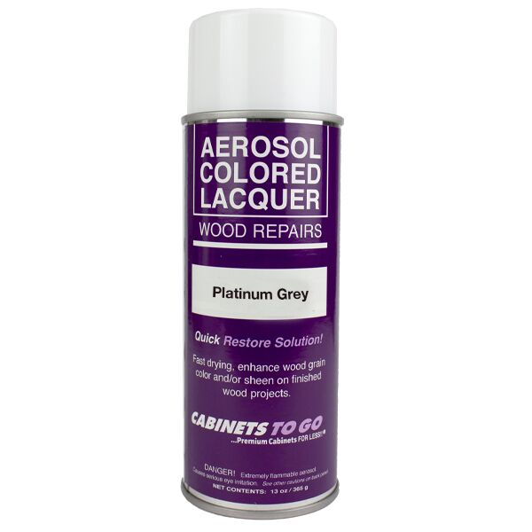 Platinum Grey Aerosol Clear Lacquer