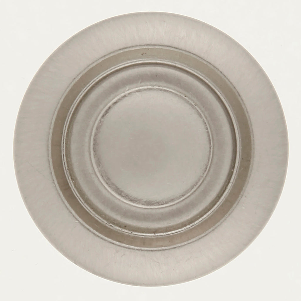Cavalier Knob 1-1/4 Inch Diameter Satin Nickel Finish