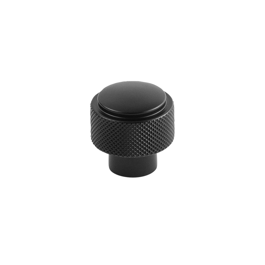 Verge Knob 1-3/16 Inch Diameter Matte Black Finish